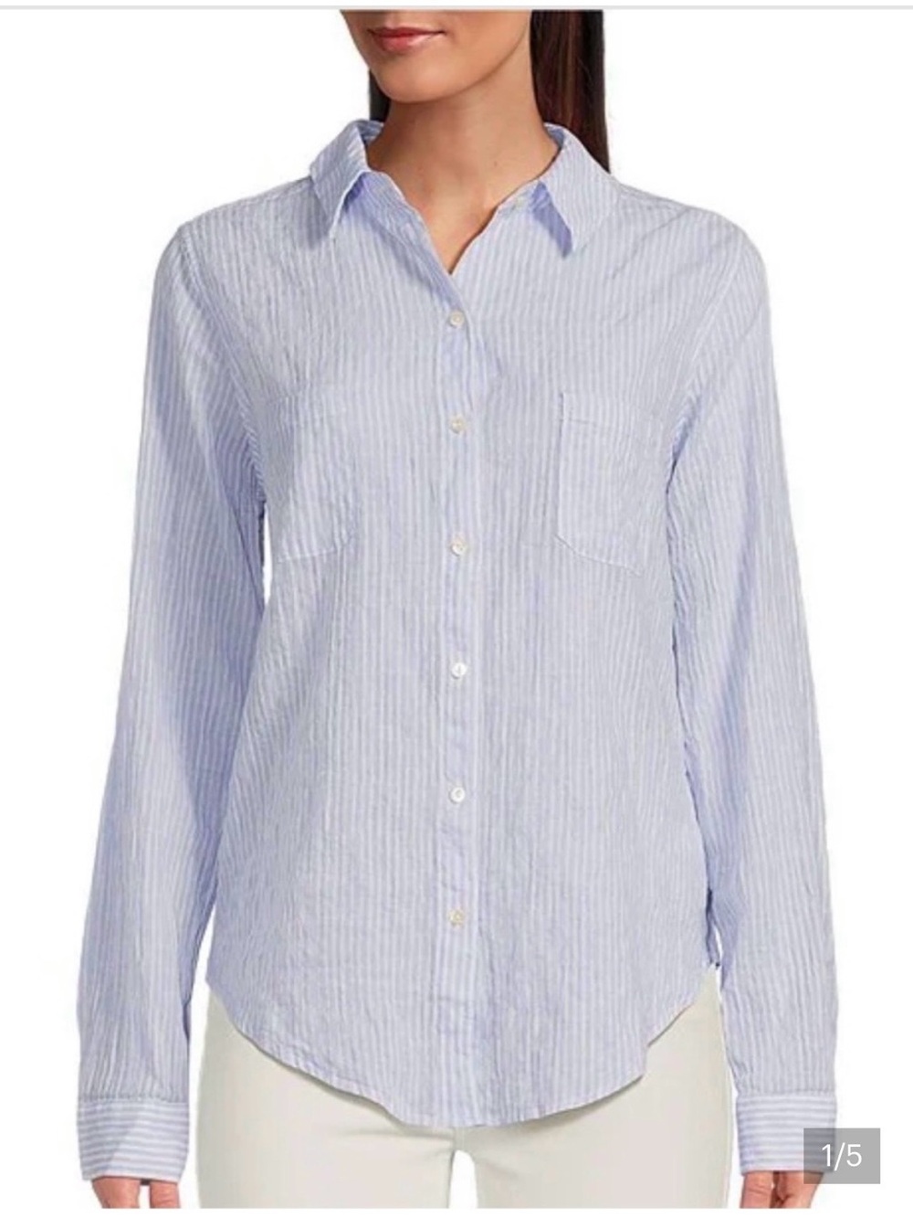 Lilly Pulitzer Sea View Button Down Stripe Shirt XS